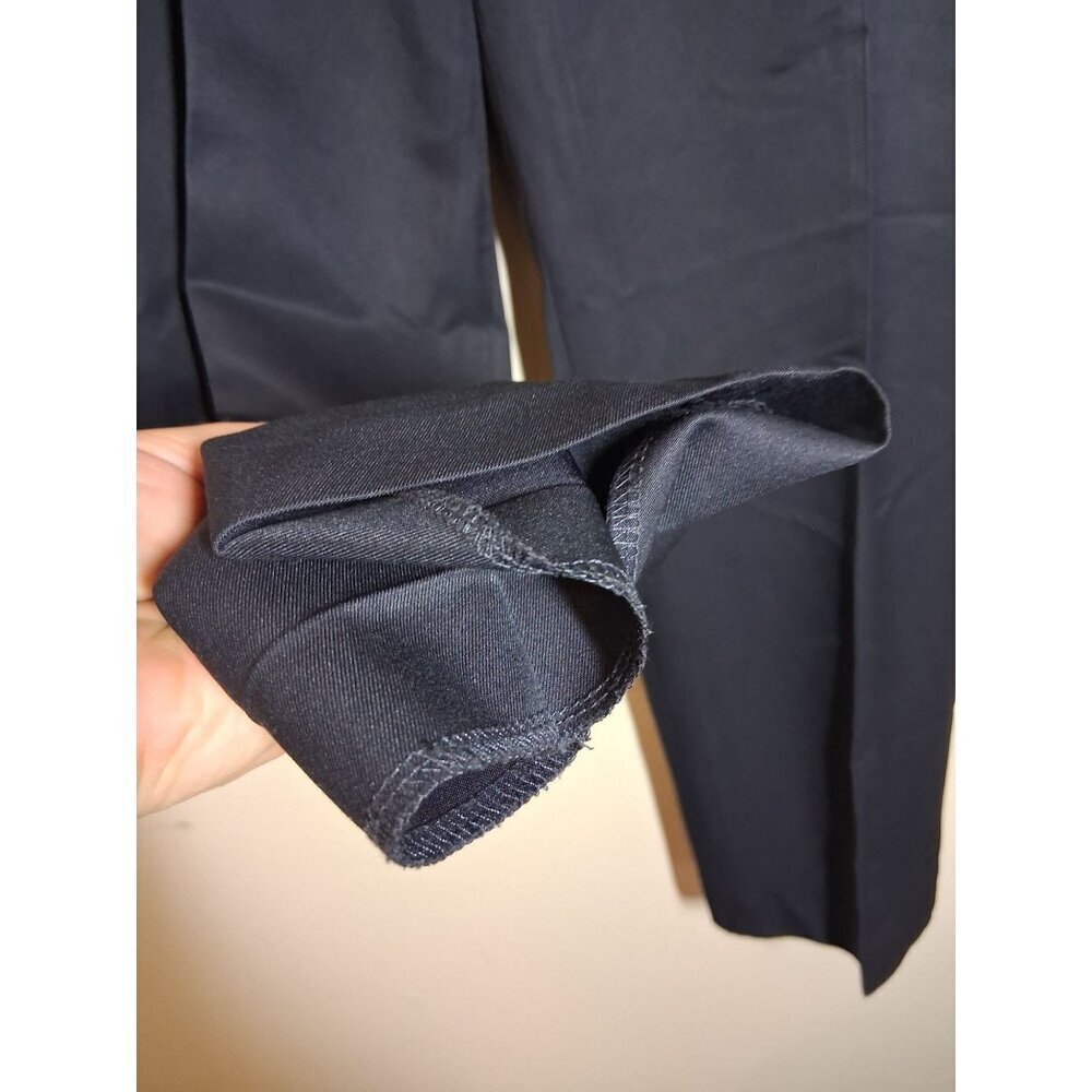 Roundtree & Yorke Dress Pants Suit Trousers Business Casual Black Men's Sz 36x30 - Picture 4 of 5